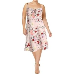 NWT Plus Size City Chic Pink Floral Dress 16 XXL